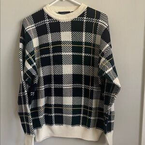 Men’s Classic Plaid Crewneck Sweater